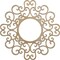 Ekena Millwork Reims Wood Fretwork Pierced Ceiling Medallion, Hickory, 16"OD x 6 1/8"ID x 1/4"T CMWP16X16X0250REHI - alternate 1